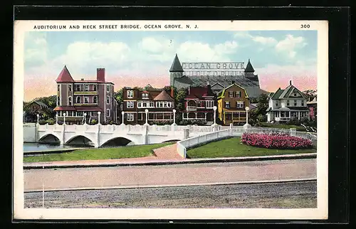 AK Ocean Grove, NJ, Auditorium and Heck Street Bridge