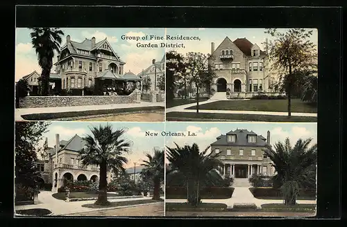 AK New Orleans, Group of Fine Residences, Garden District