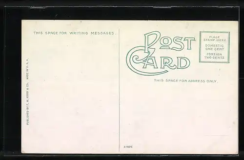 AK New Orleans, LA, Jackson Square, showing Jackson Monument, St. Louis Cathedral and Cabildo