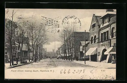 AK Plainfield, NJ, Front Street, looking South