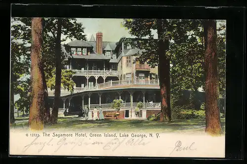 AK Lake George, NY, The Sagamore Hotel, Green Island