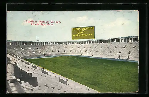 AK Cambridge, MA, Stadium Harvard College