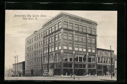 AK Van Wert, OH, Bonewitz`s Dry Goods Store