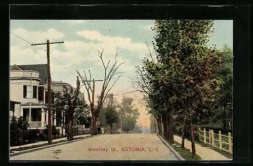 AK New York, NY, Astoria, Woolsey Street