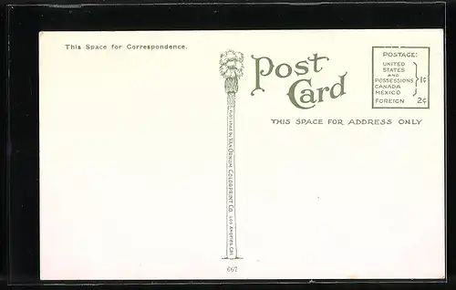 AK Pasadena, CA, The Adolphus Busch Residence