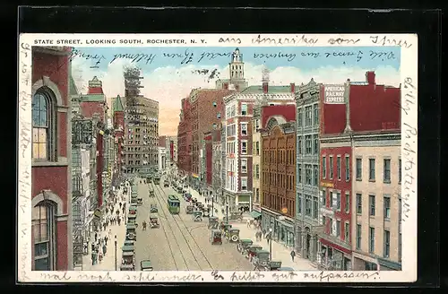 AK Rochester, NY, State Street, Looking South