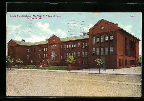 AK St. Louis, MO, Franz Sigel School, McNair & Allen Aves.