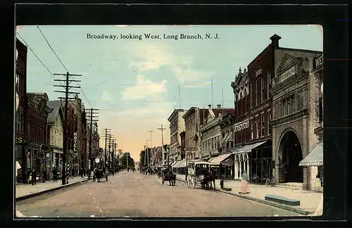 AK Long Branch, NJ, Broadway looking West