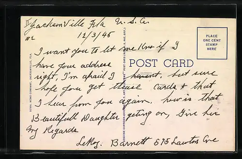 AK Jacksonville, FL, Adams Street looking East