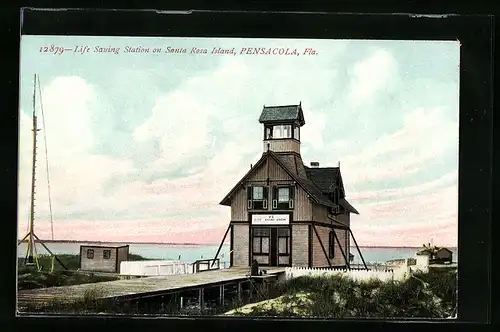 AK Pensacola, FL, Life Saving Station on Santa Rosa Island