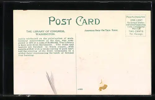 AK Washington D.C., Library of Congress