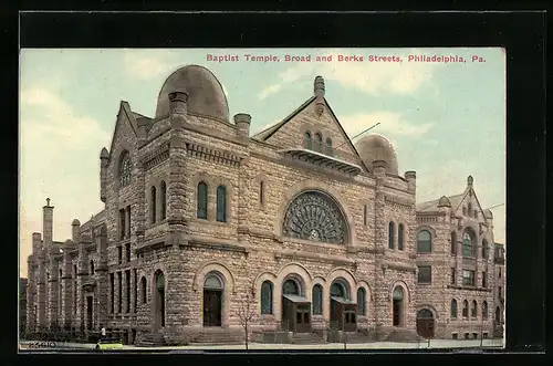 AK Philadelphia, PA, Baptist Temple, Broad and Berks Street