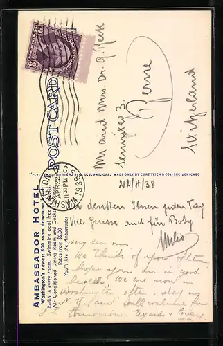 AK Washington D.C., The Ambassador Hotel