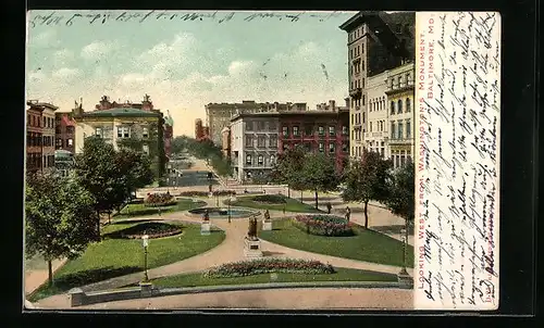 AK Baltimore, MD, Looking West from Washington`s Monument