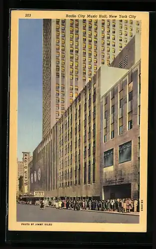 AK New York, NY, Radio City Music Hall