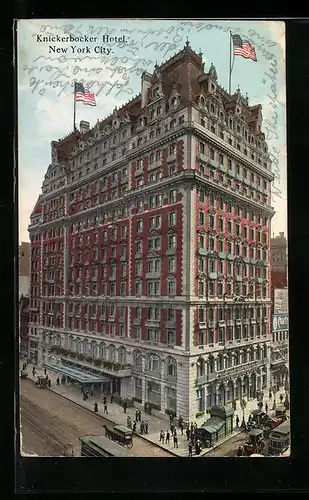 AK New York, NY, Knickerbocker Hotel