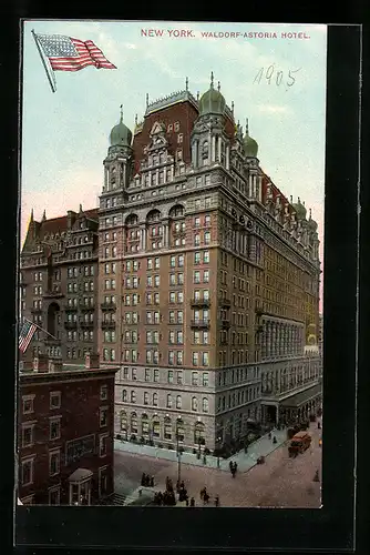 AK New York, NY, Waldorf-Astoria Hotel