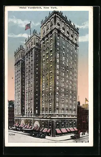 AK New York, NY, Hotel Vanderbilt