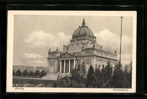 AK Görlitz, Blick zur Ruhmeshalle