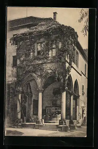 AK Heidelberg, Brunnenhalle am Soldatenbau