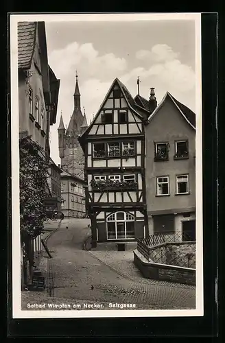 AK Bad Wimpfen / Neckar, Salzgasse