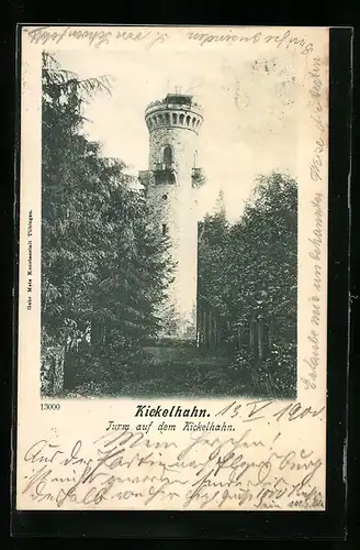 AK Ilmenau, Turm auf dem Kickelhahn