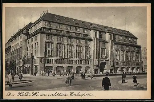 AK Berlin-Schöneberg, KaDeWe, Kaufhaus des Westen, Tauentzienstrasse