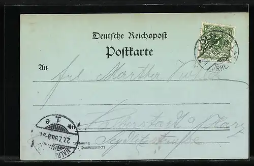 Mondschein-AK Köln, Die Gereonskirche