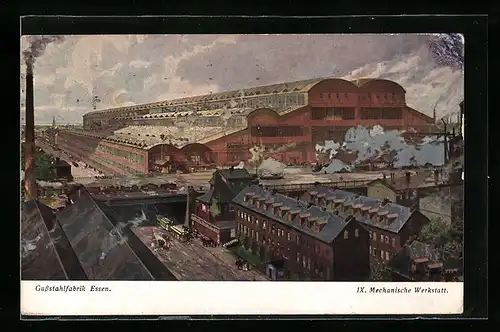 AK Essen, Gussstahlfabrik der Fried. Krupp A.-G.