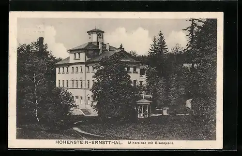 AK Hohenstein-Ernstthal, Mineralbad mit Eisenquelle