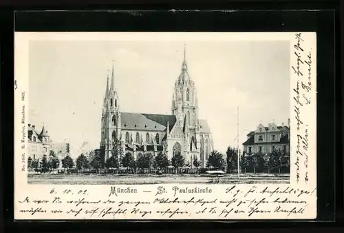 AK München, St. Pauluskirche