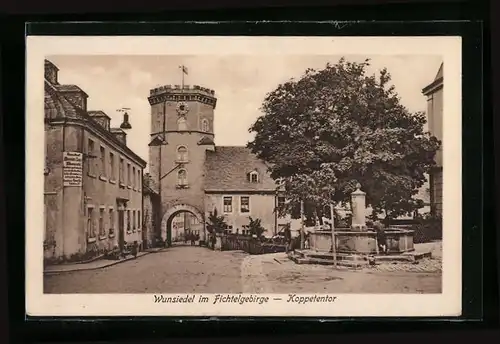 AK Wunsiedel / Fichtelgebirge, Koppentor