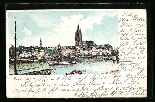 AK Frankfurt a. M., Totalansicht