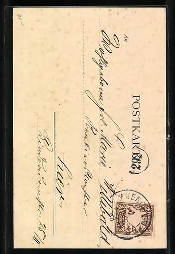 Künstler-AK Liserl vom Schliersee in bayerischer Tracht