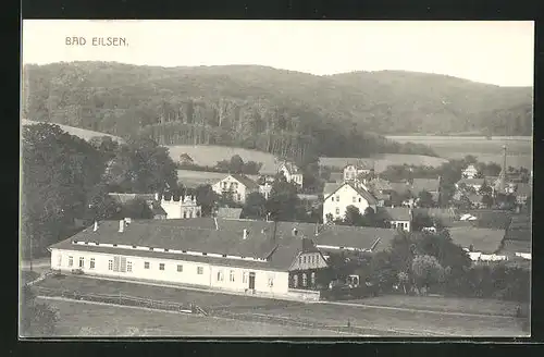 AK Bad Eilsen, Ortsansicht aus der Vogelschau