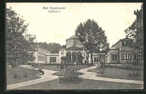 AK Bad Oeynhausen, Partie am Badehaus I.