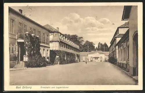 AK Bad Driburg, Trinkhalle & Logierhäuser