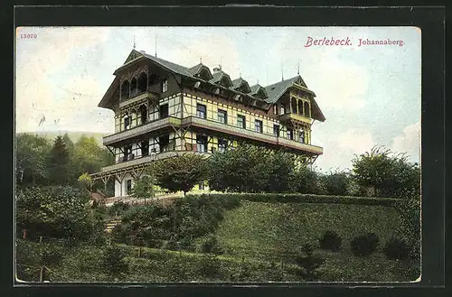 AK Berlebeck, Ansicht vom Hotel Johannaberg