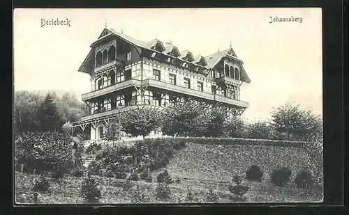 AK Berlebeck, Blick auf das Hotel Johannaberg