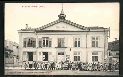 AK Vignot, Le Mairie