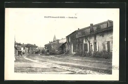 AK Villotte-devant-St-Mihiel, Grande-Rue