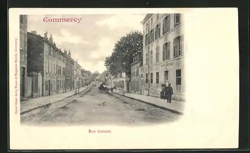 AK Commercy, Rue Carnot, Strassenpartie