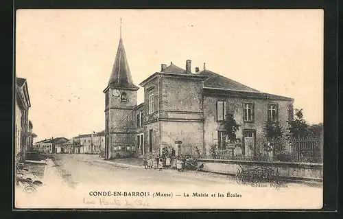 AK Condè-en-Barrois, La Mairie et les Ècoles