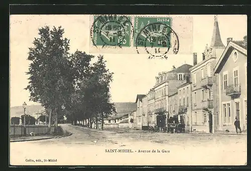 AK Saint-Mihiel, Avenue de la Gare