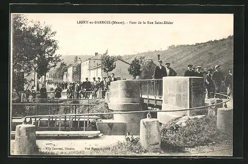 AK Ligny-en-Barrois, Pont de la Rue Saint-Dizier