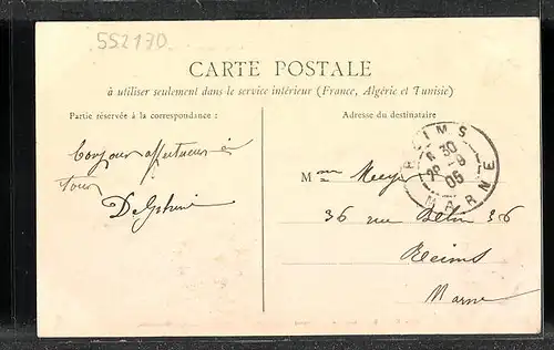 AK Gondrecourt, Rue d`Abainville, Strassenpartie