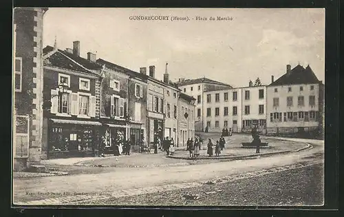 AK Gondrecourt, Place du Marchè