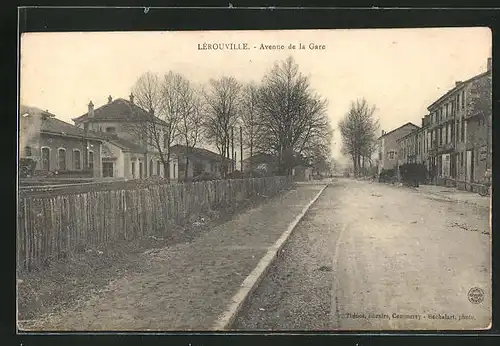 AK Lerouville, Avenue de la Gare