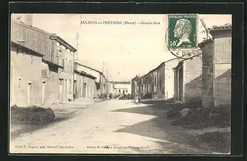 AK Aulnois-en-Perthois, Grande Rue