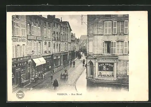 AK Verdun, Rue Mazel, Ladengeschäfte